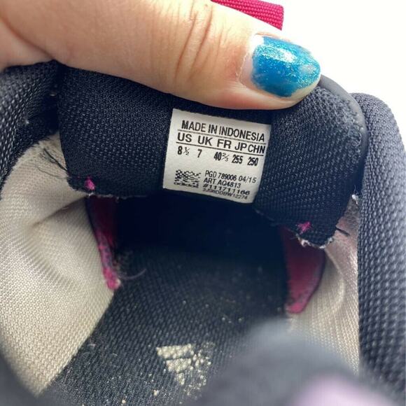 Adidas Womens Kanadia Tr7 Trail Running Shoes Pink AQ4813 Low Top Lace Up 8.5M - Picture 6 of 11